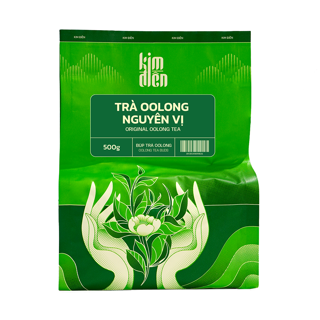 Trà Ô Long Nguyên Vị Kim Điền – hương thơm tự nhiên, vị trà thuần khiết đậm đà